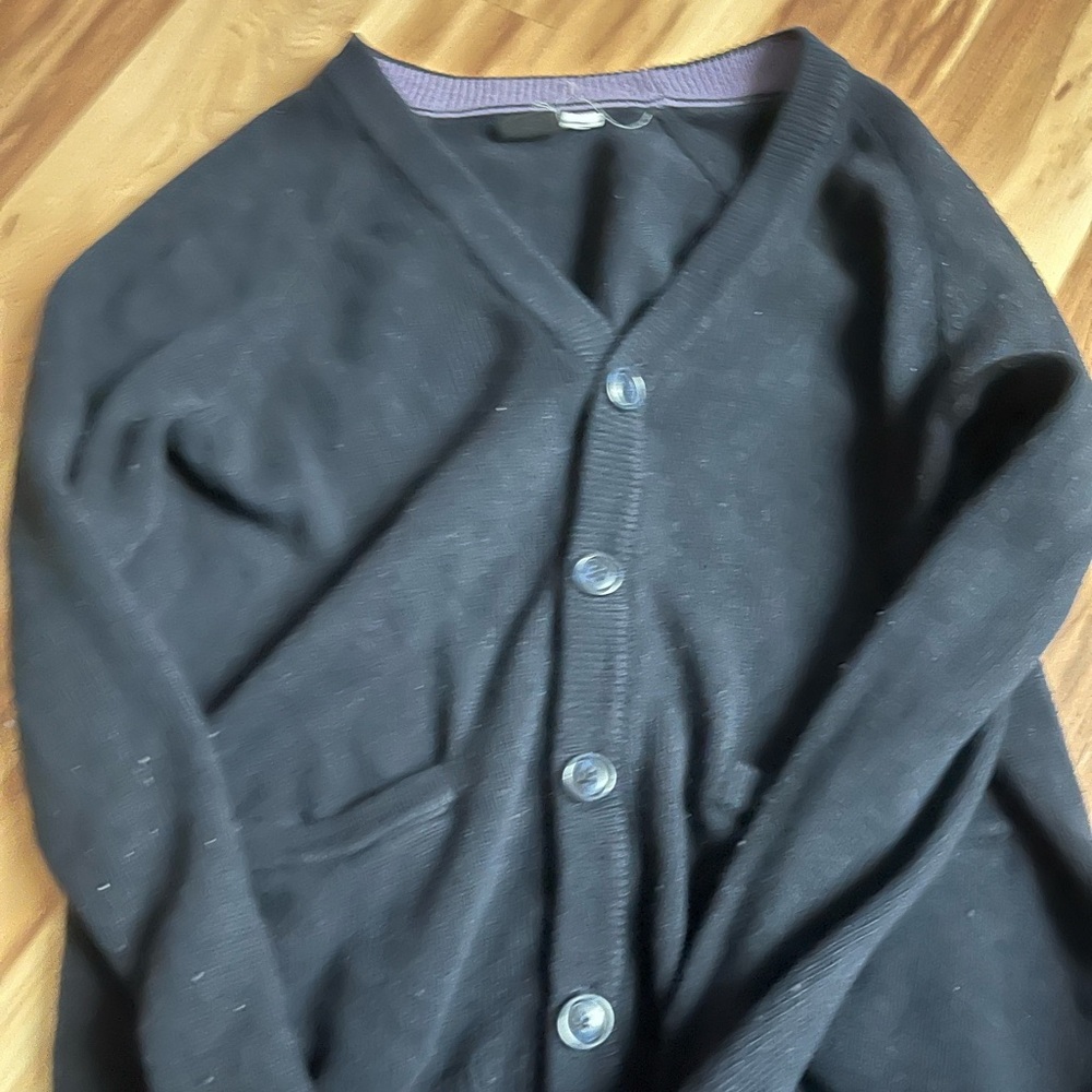 Urban outfitters oversized navy blue cardigan